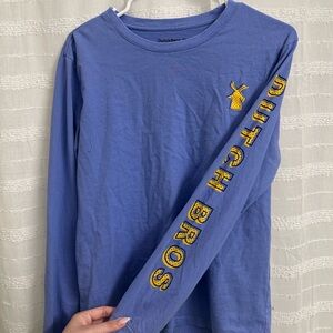 Dutch Bros Blue Shirt with Yellow Logo